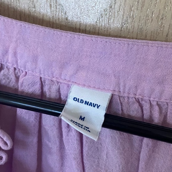 Purple Old Navy Blouse - Size M - Picture 3 of 4